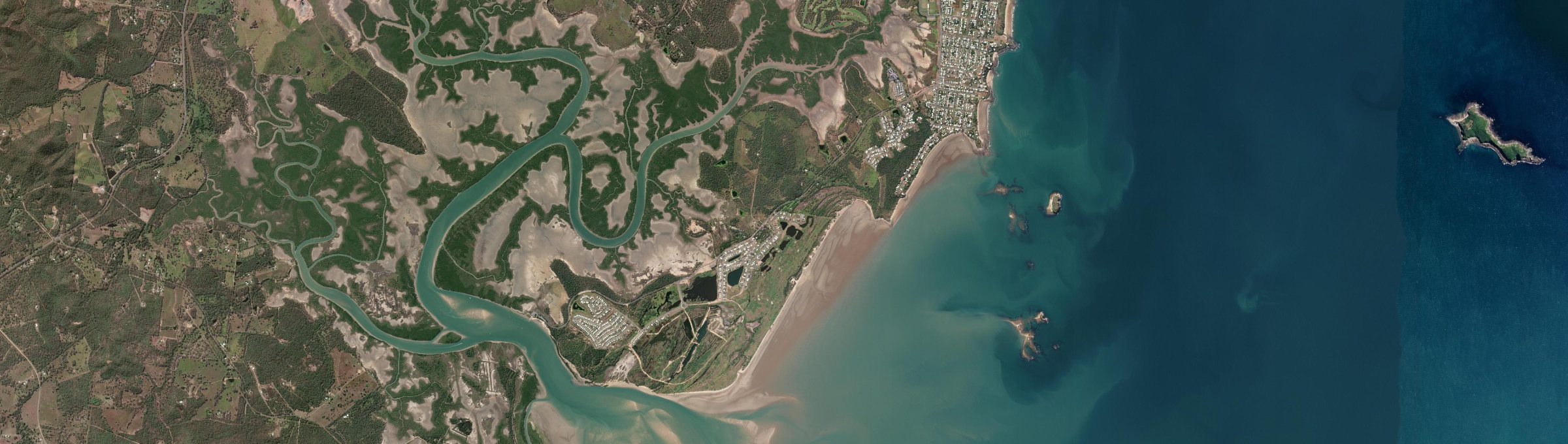 Aerial view of Zilzie, QLD
