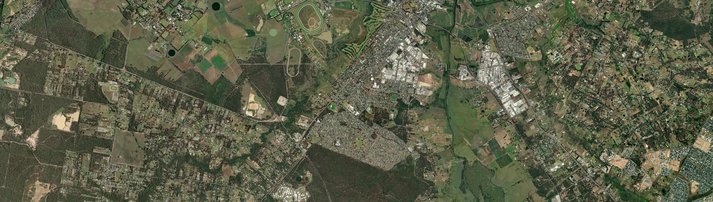 Aerial view of South Windsor, NSW