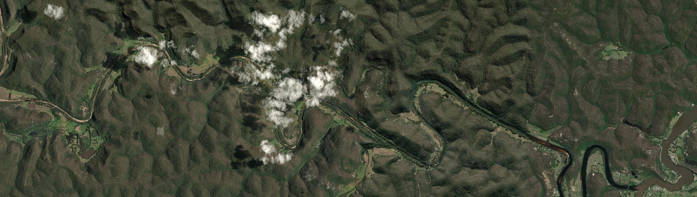 Aerial view of Colo (Hawkesbury - NSW), NSW
