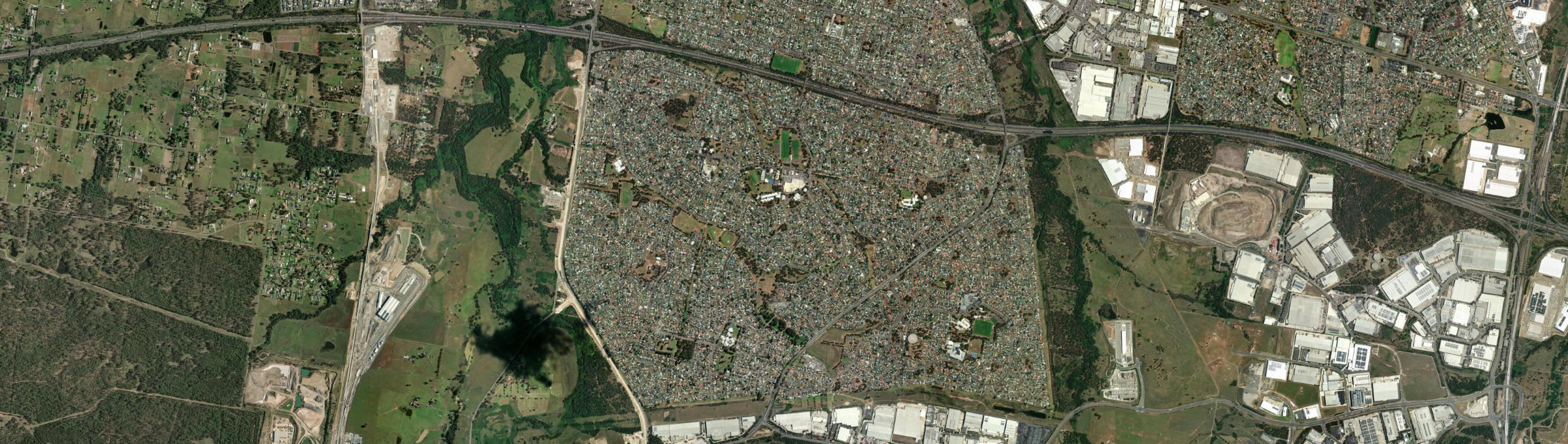 Aerial view of St Clair (Penrith - NSW), NSW