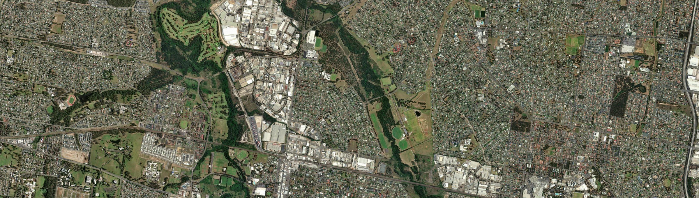 Aerial view of North St Marys, NSW