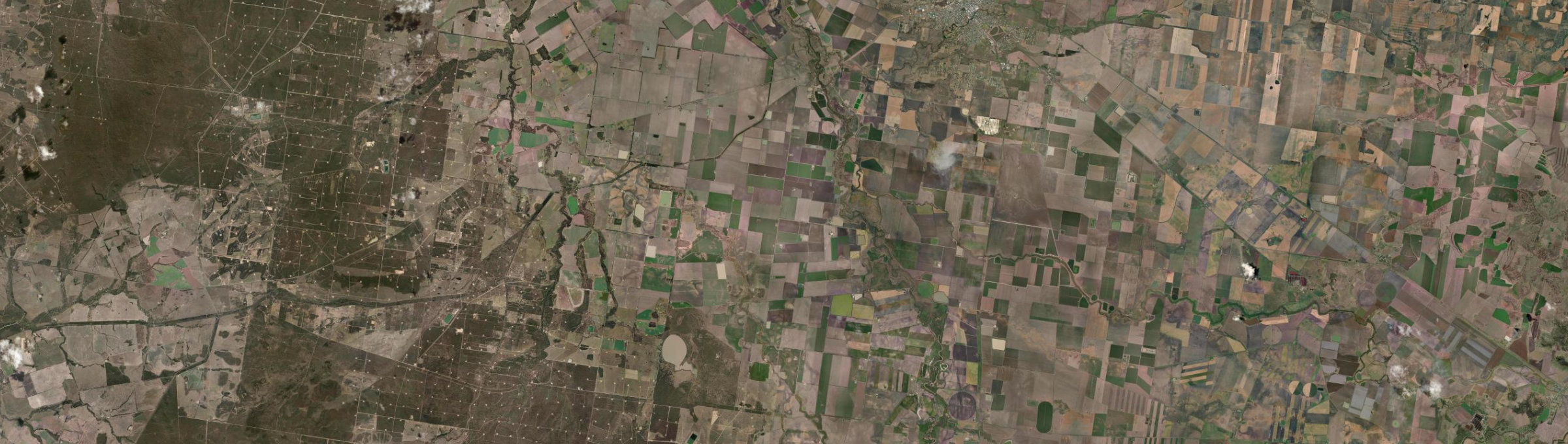 Aerial view of Nandi, QLD