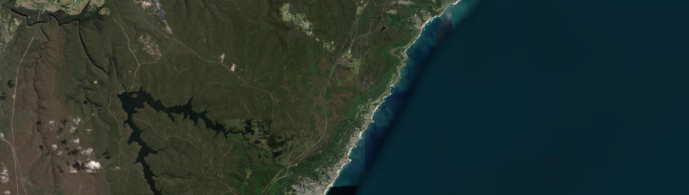 Aerial view of Maddens Plains, NSW