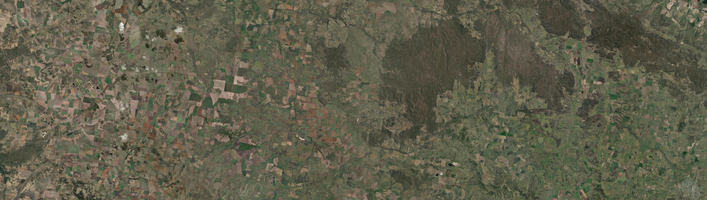 Aerial view of Nullamanna, NSW