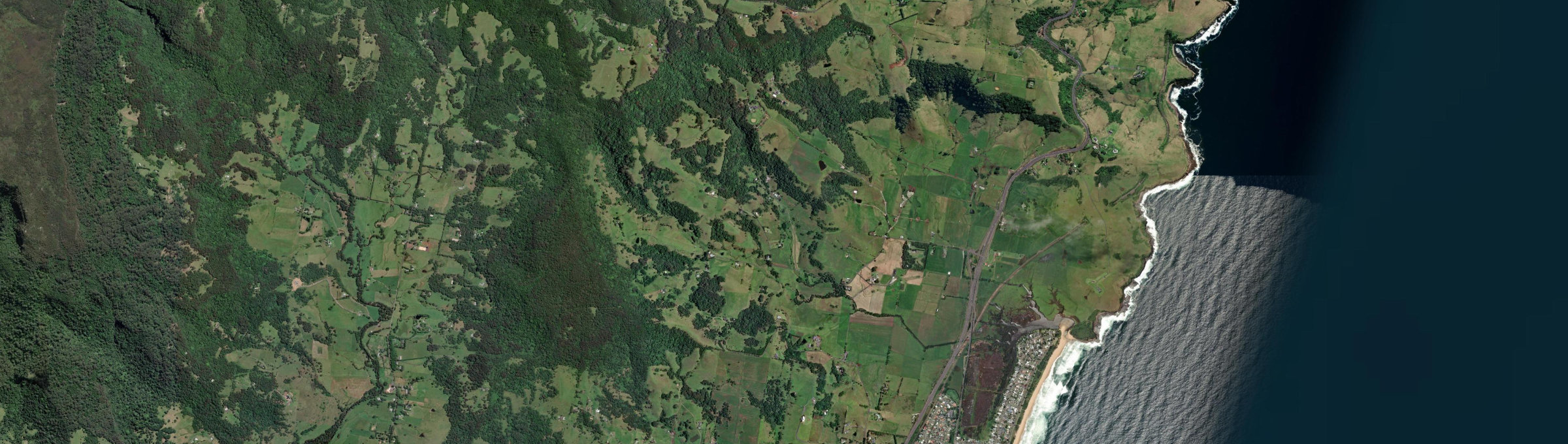 Aerial view of Rose Valley (Kiama - NSW), NSW