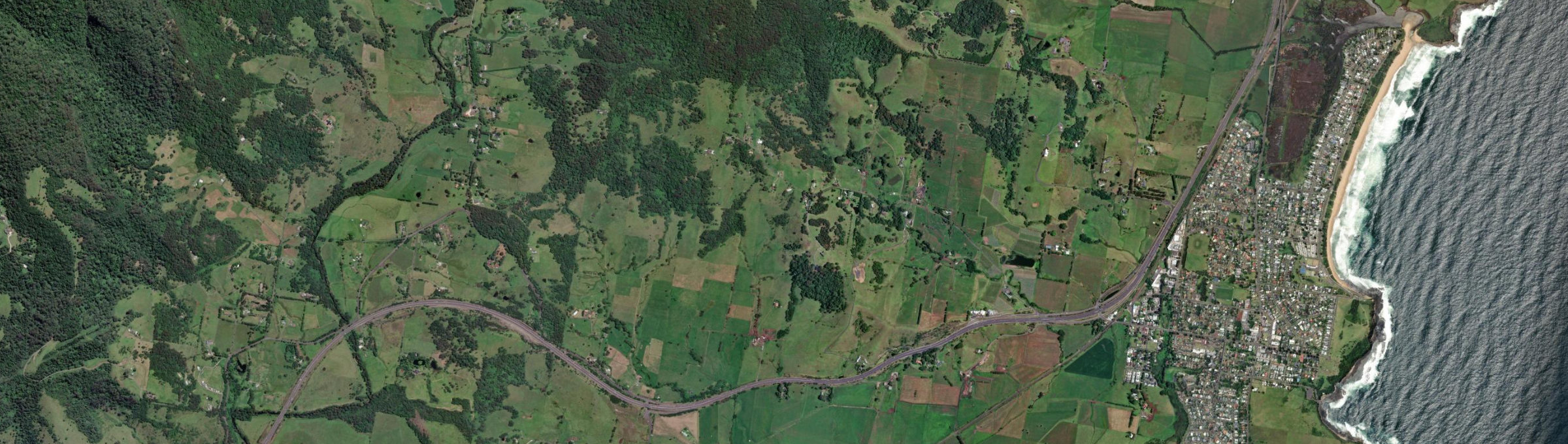 Aerial view of Willow Vale (Kiama - NSW), NSW