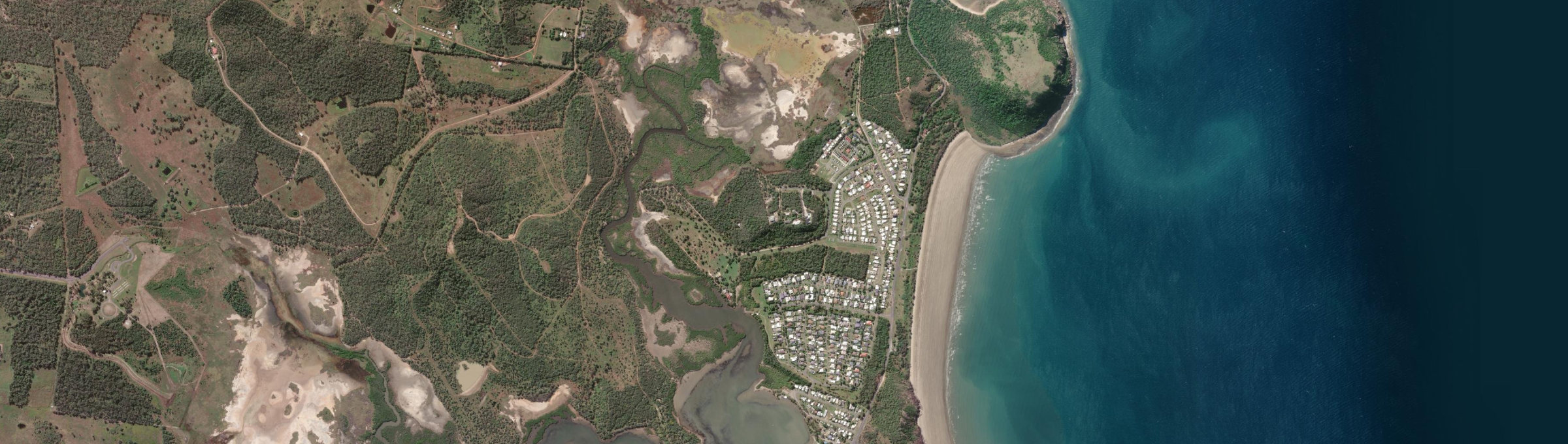 Aerial view of Mulambin, QLD