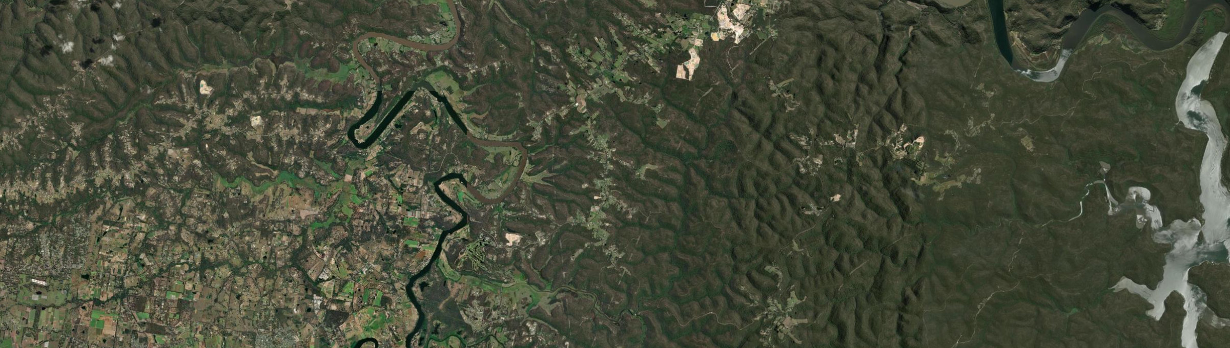 Aerial view of South Maroota, NSW
