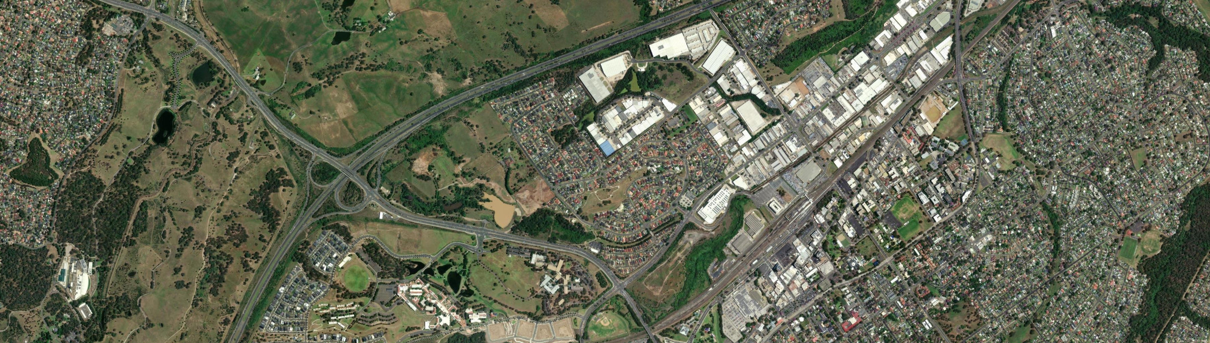 Aerial view of Blair Athol (NSW), NSW