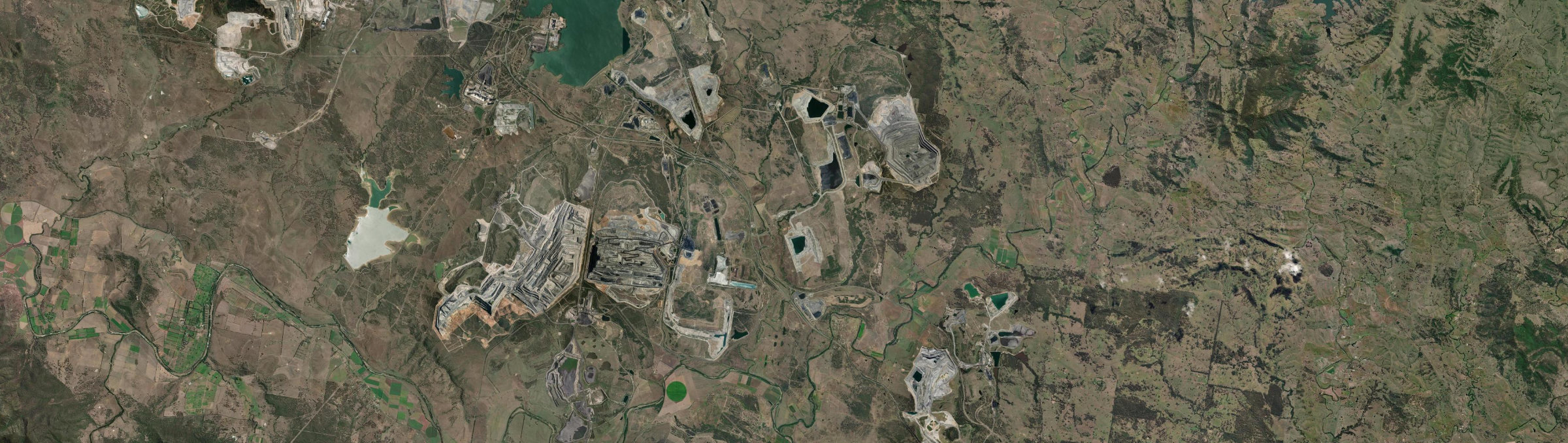 Aerial view of Ravensworth (NSW), NSW