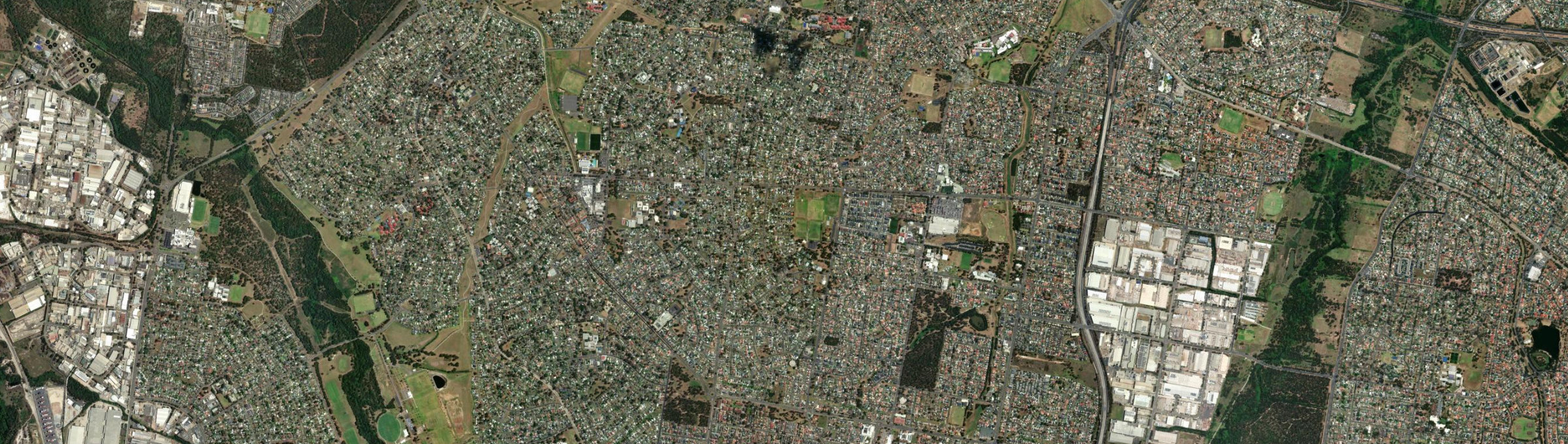 Aerial view of Hebersham, NSW