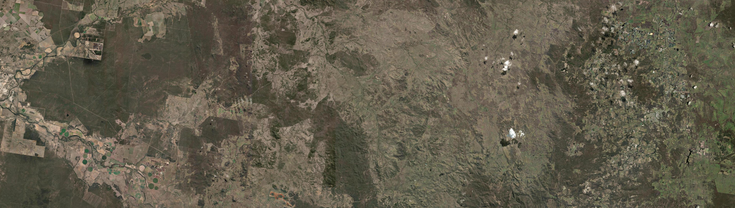 Aerial view of Warroo (Qld), QLD