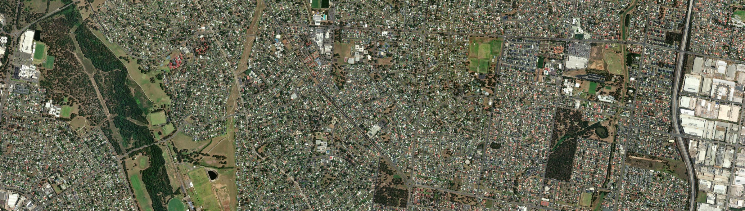 Aerial view of Dharruk, NSW