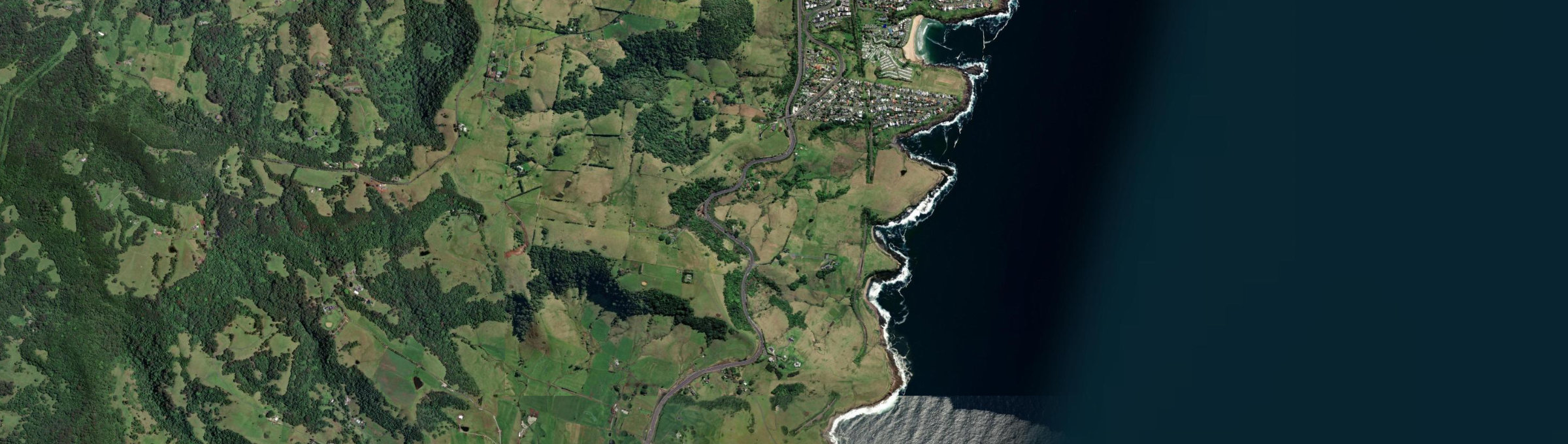 Aerial view of Kiama Heights, NSW