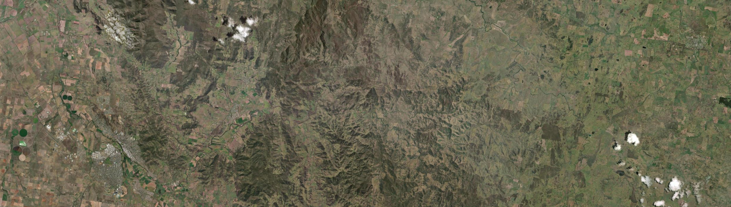 Aerial view of Limbri, NSW