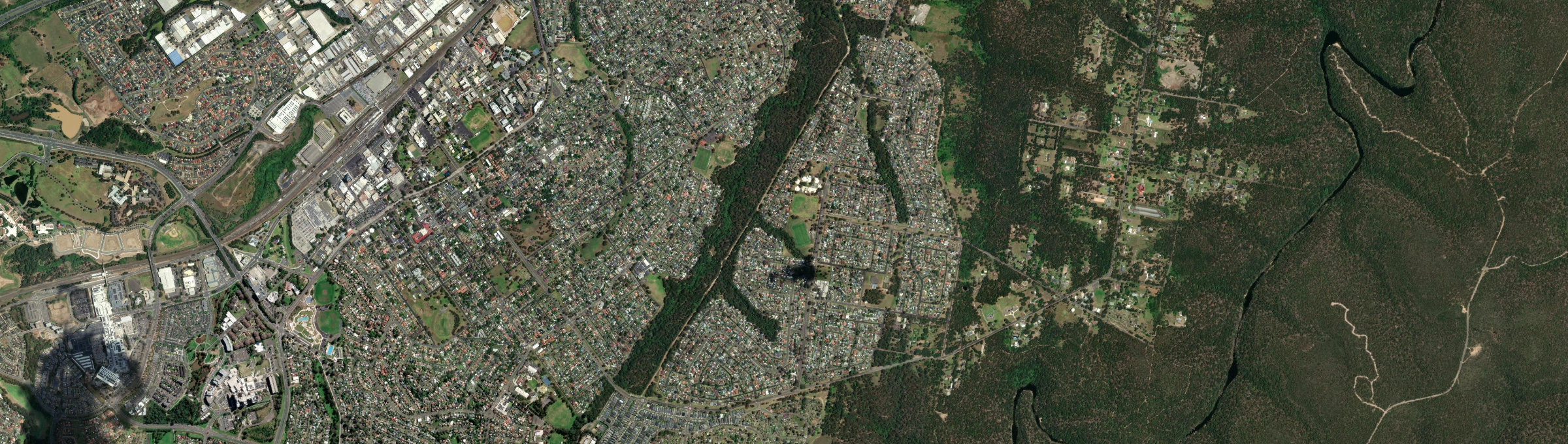 Aerial view of Ruse, NSW