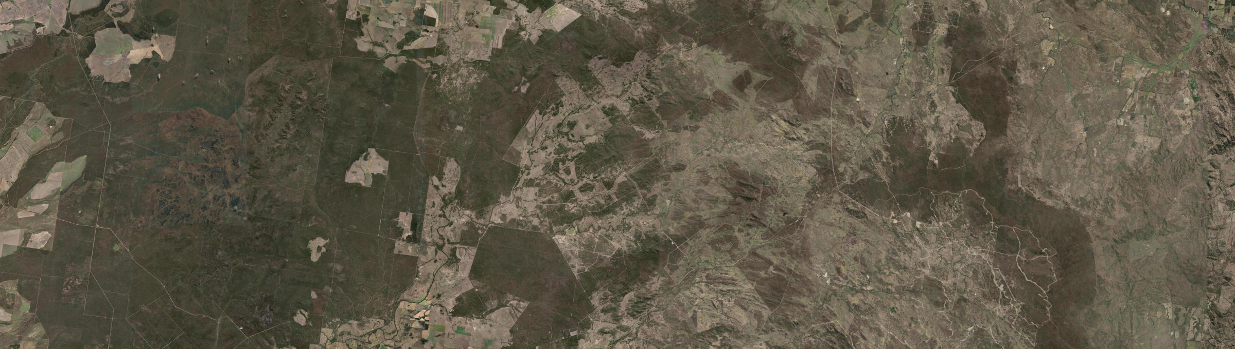 Aerial view of Mosquito Creek, QLD