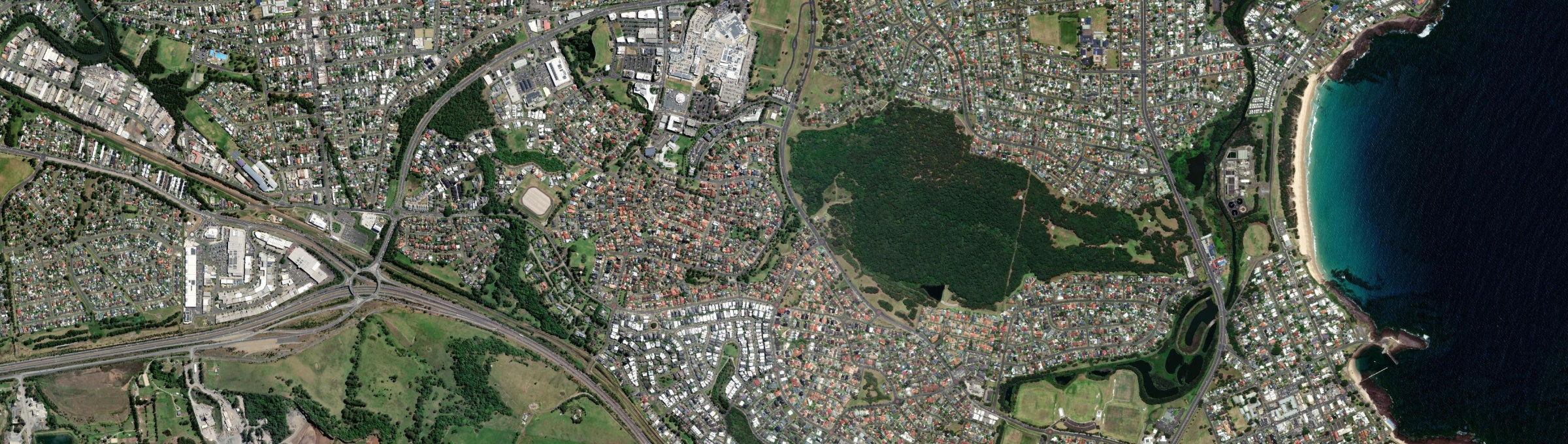 Aerial view of Blackbutt (NSW), NSW