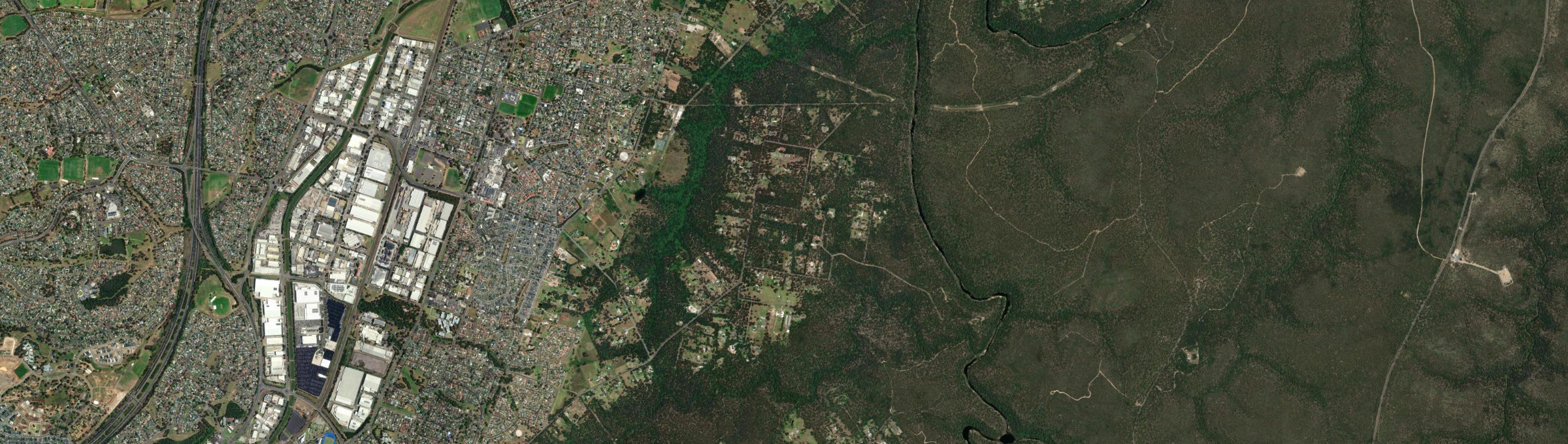 Aerial view of Minto Heights, NSW