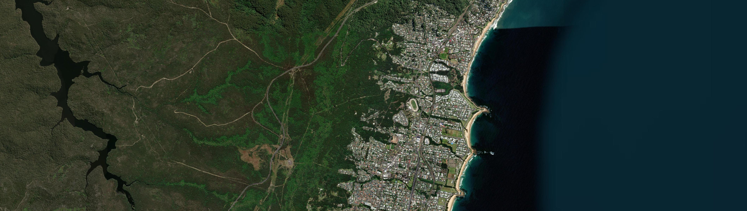 Aerial view of Bulli, NSW