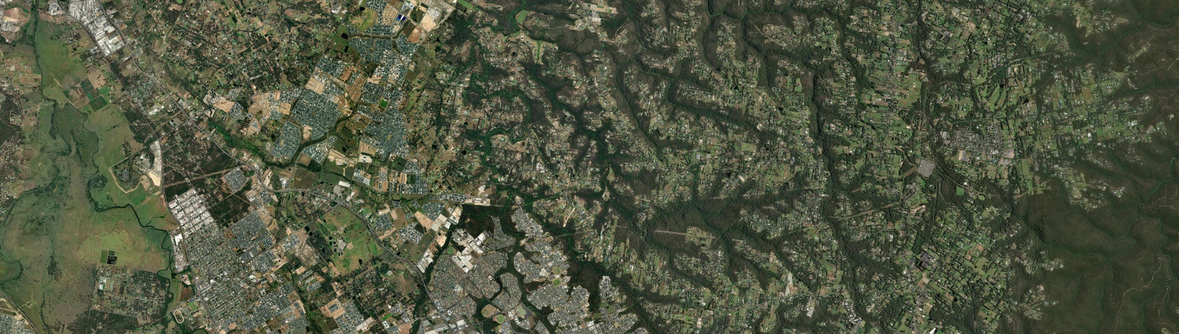 Aerial view of Annangrove, NSW