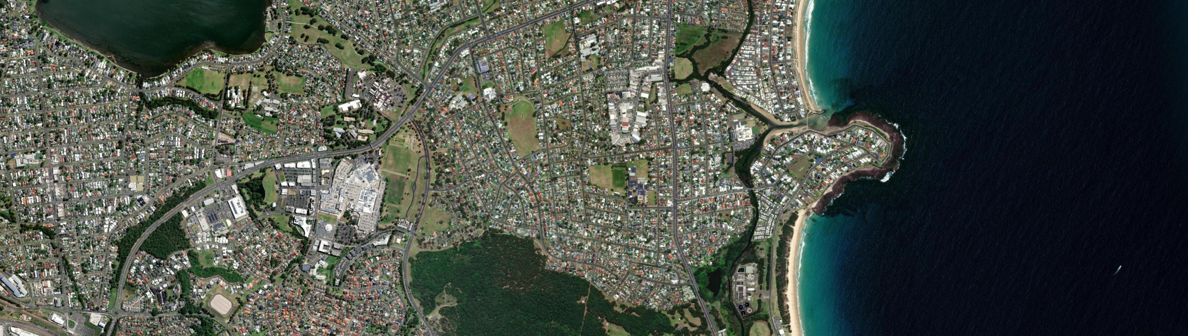 Aerial view of Barrack Heights, NSW