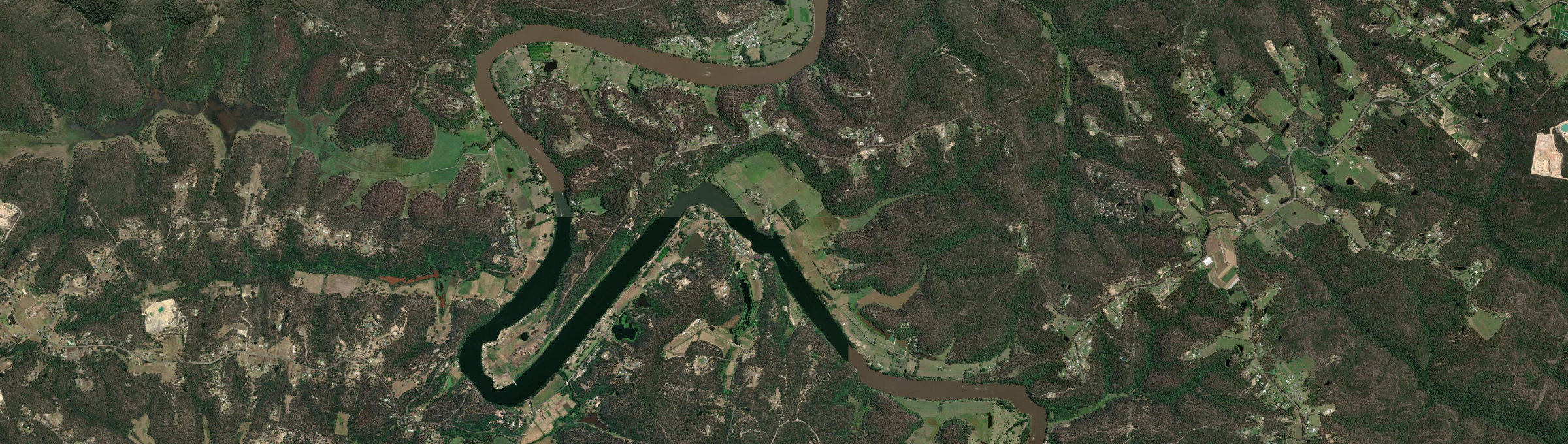 Aerial view of Sackville North, NSW