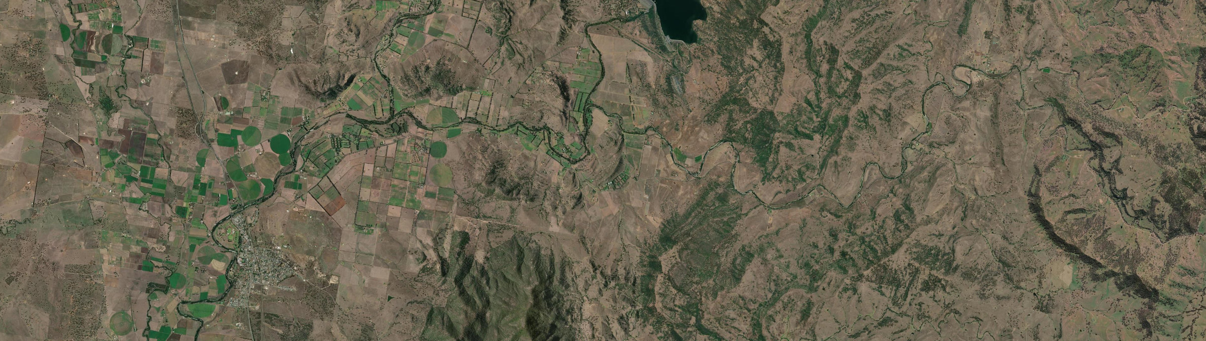 Aerial view of Rouchel, NSW
