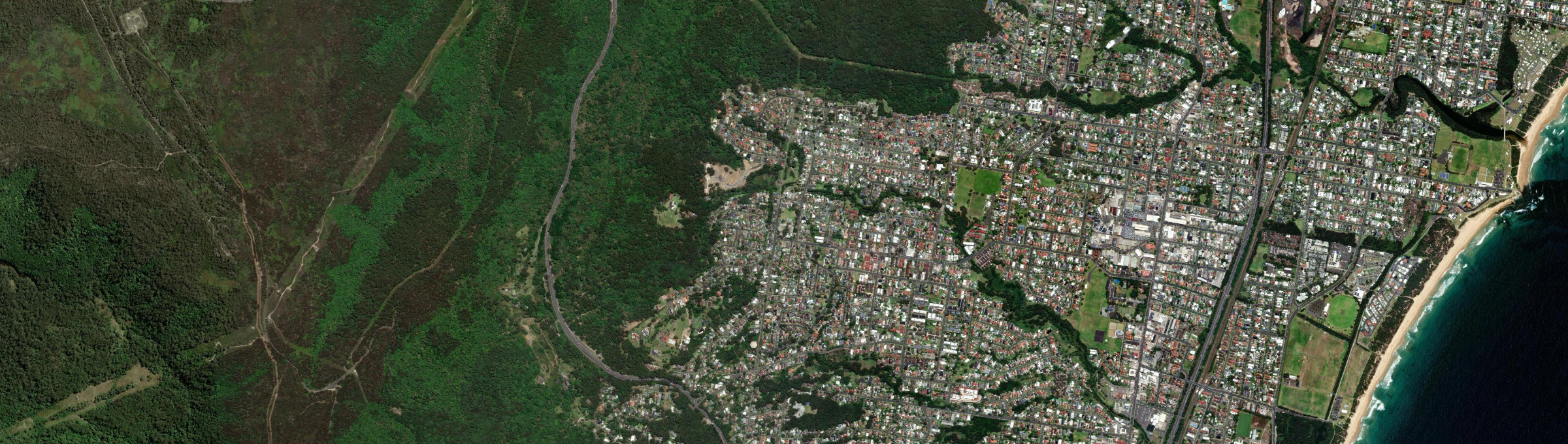 Aerial view of Balgownie, NSW