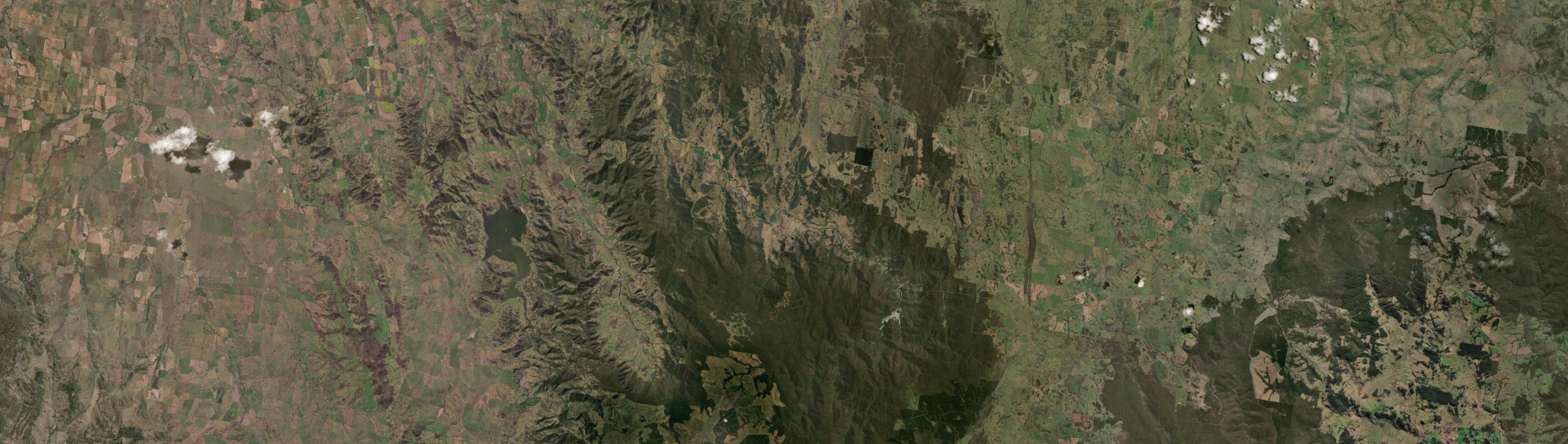 Aerial view of Ogunbil, NSW