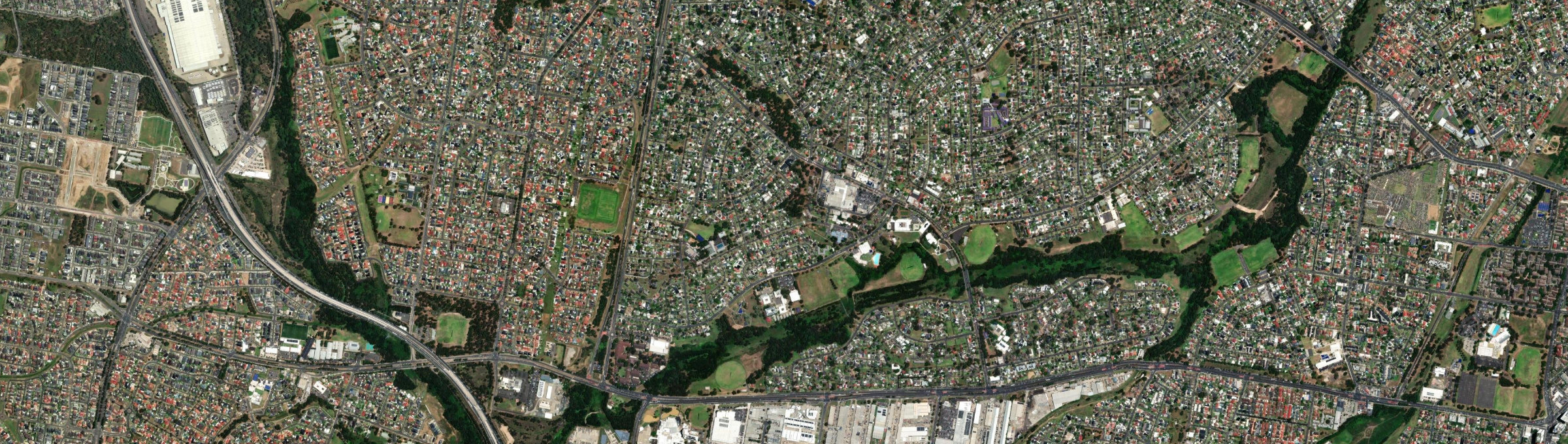 Aerial view of Miller, NSW