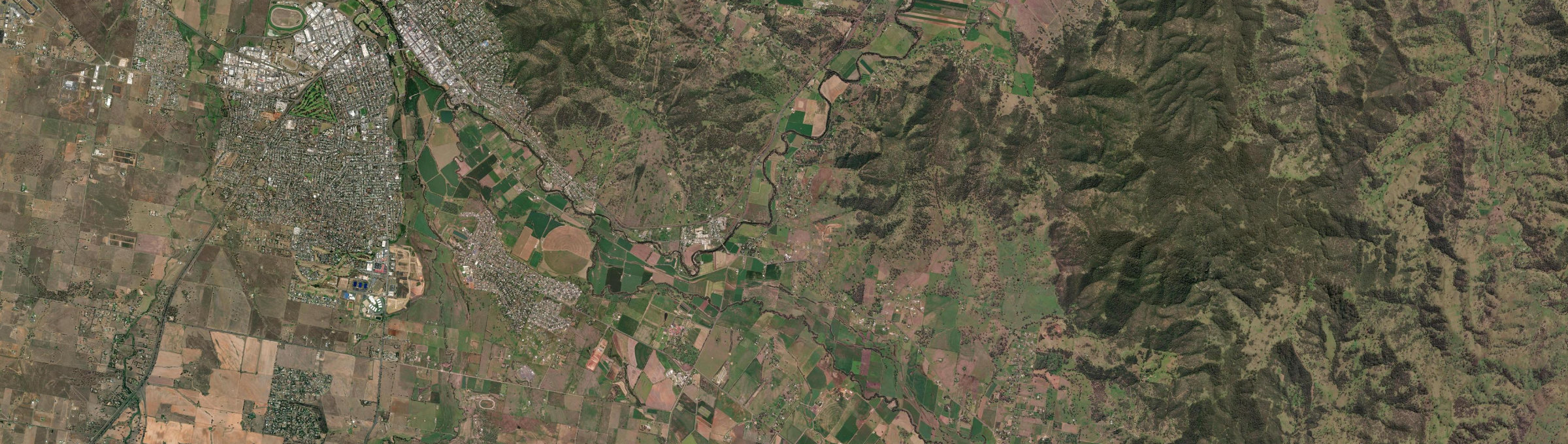 Aerial view of Nemingha, NSW