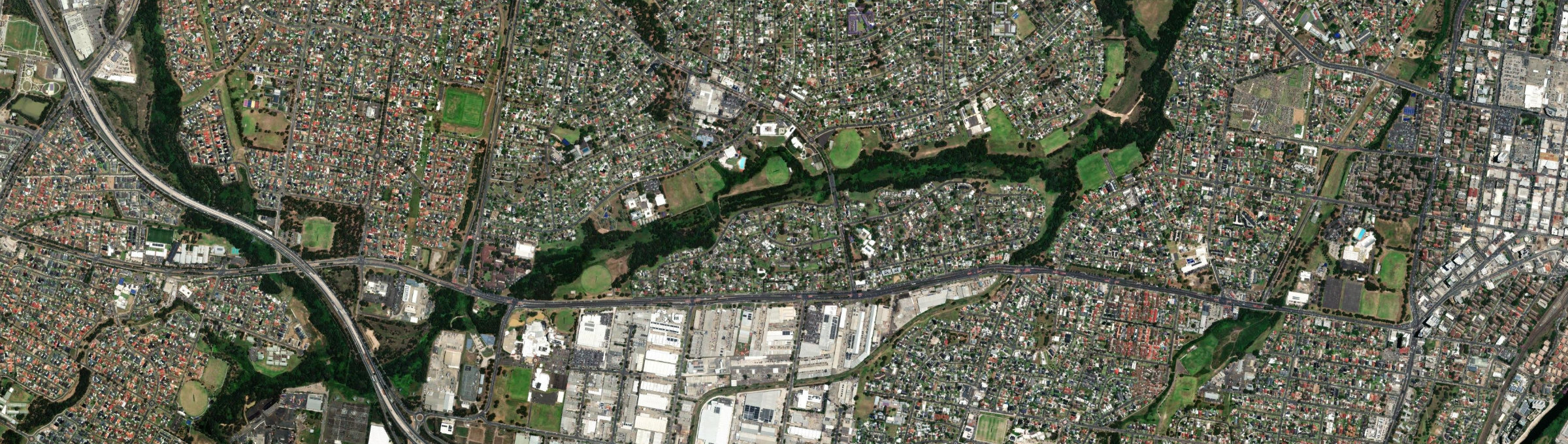 Aerial view of Cartwright, NSW