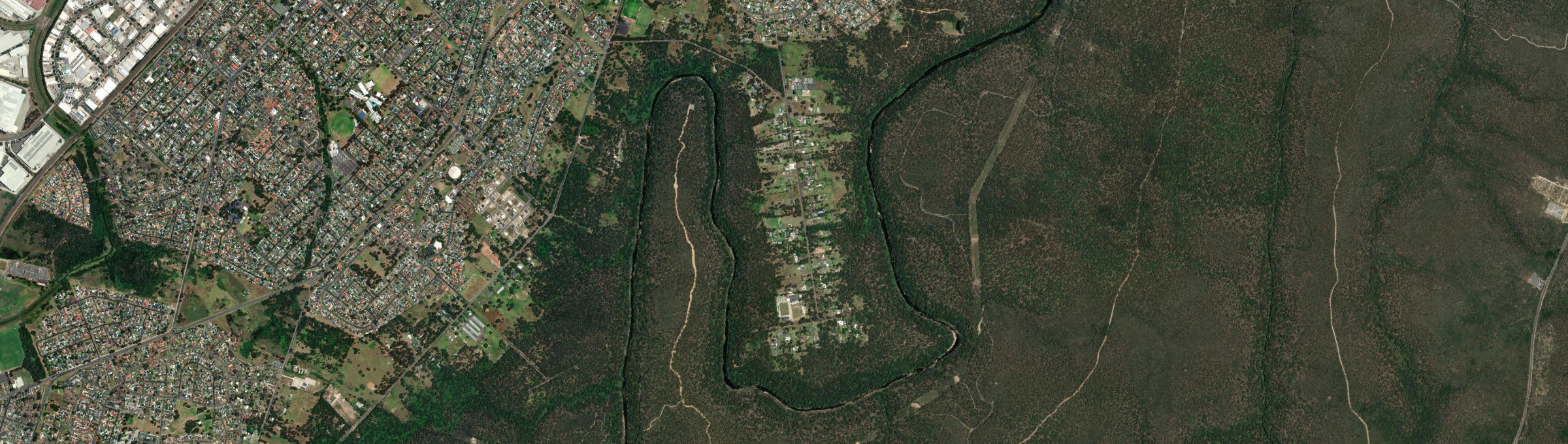 Aerial view of Long Point (Campbelltown - NSW), NSW