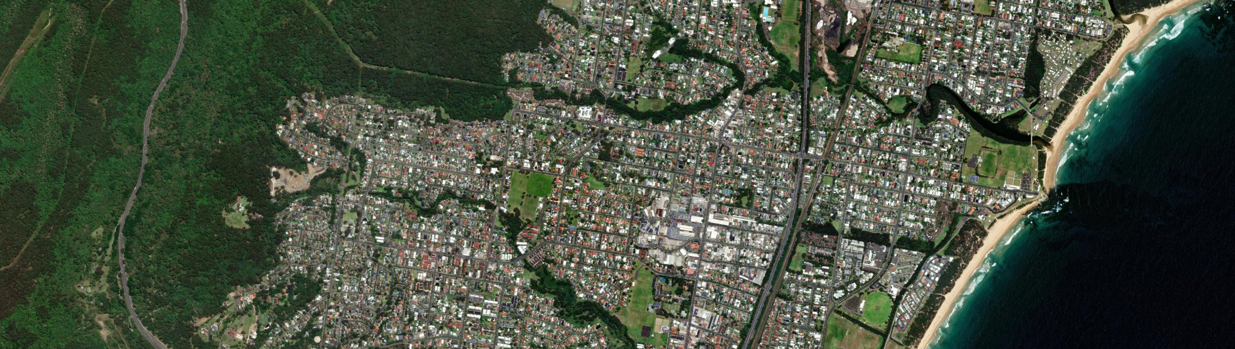 Aerial view of Fernhill, NSW