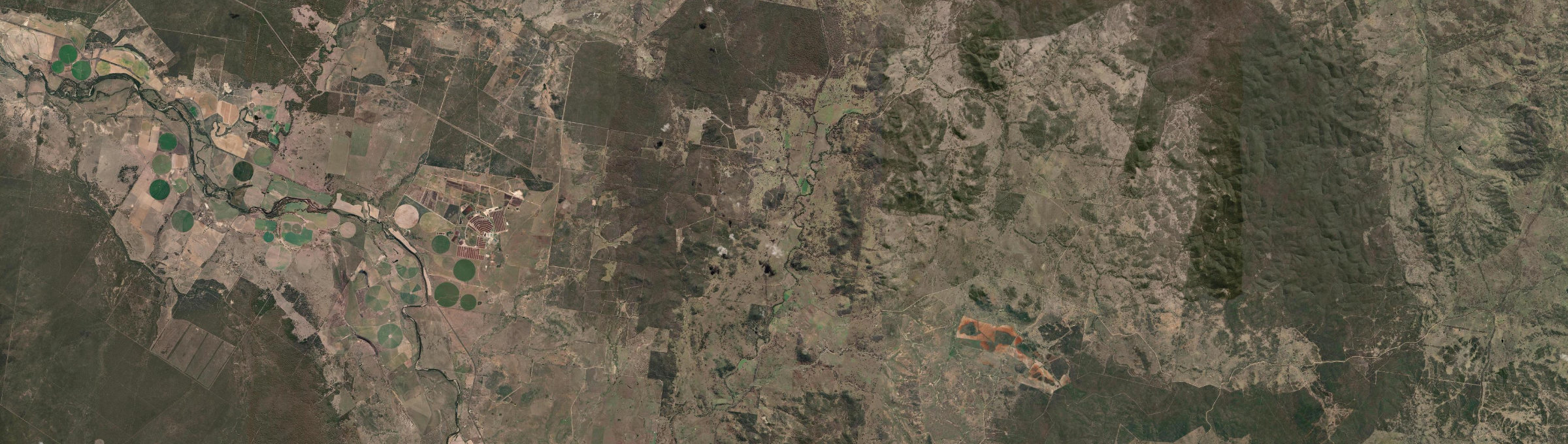 Aerial view of Limevale, QLD
