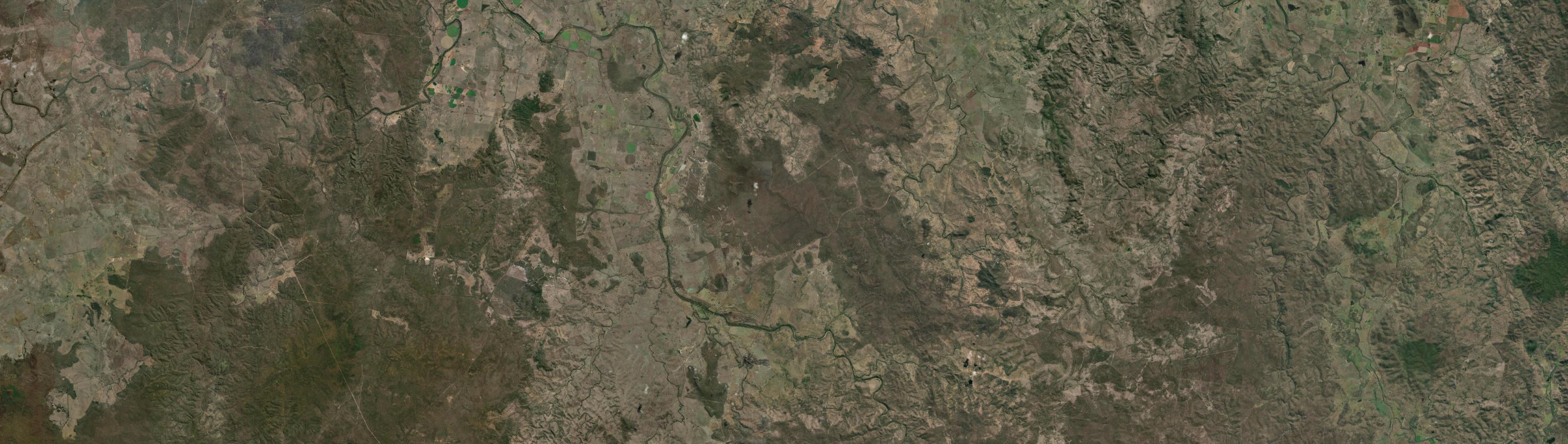 Aerial view of Old Cooranga, QLD