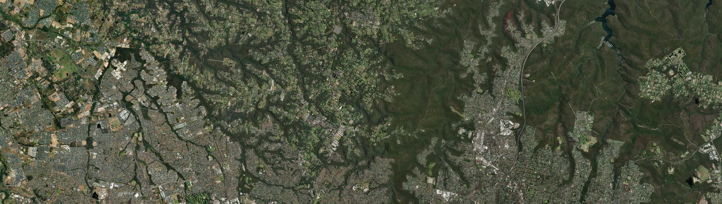 Aerial view of Dural (Hornsby - NSW), NSW