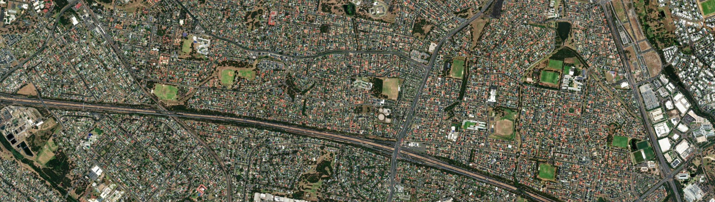 Aerial view of Acacia Gardens, NSW