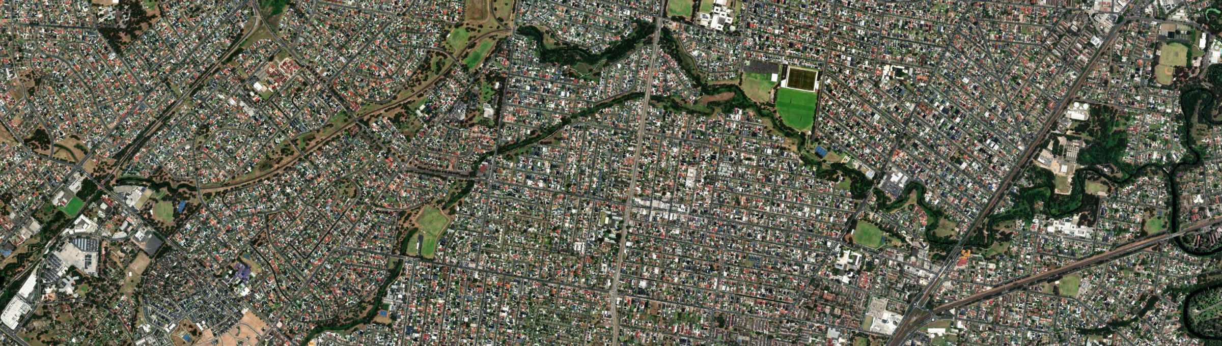 Aerial view of Canley Heights, NSW
