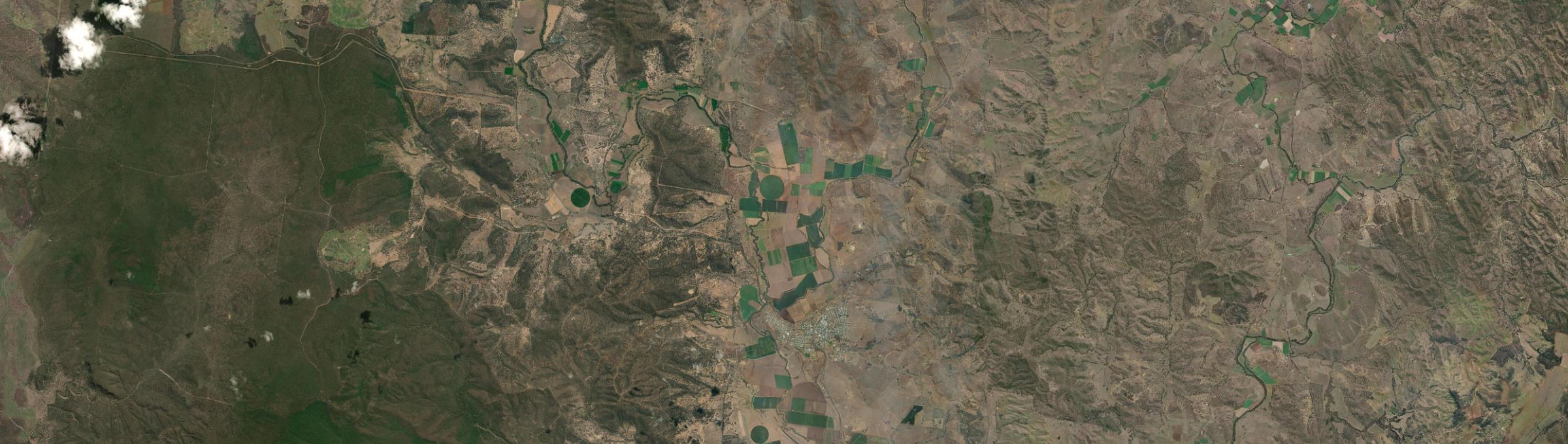 Aerial view of Monto, QLD