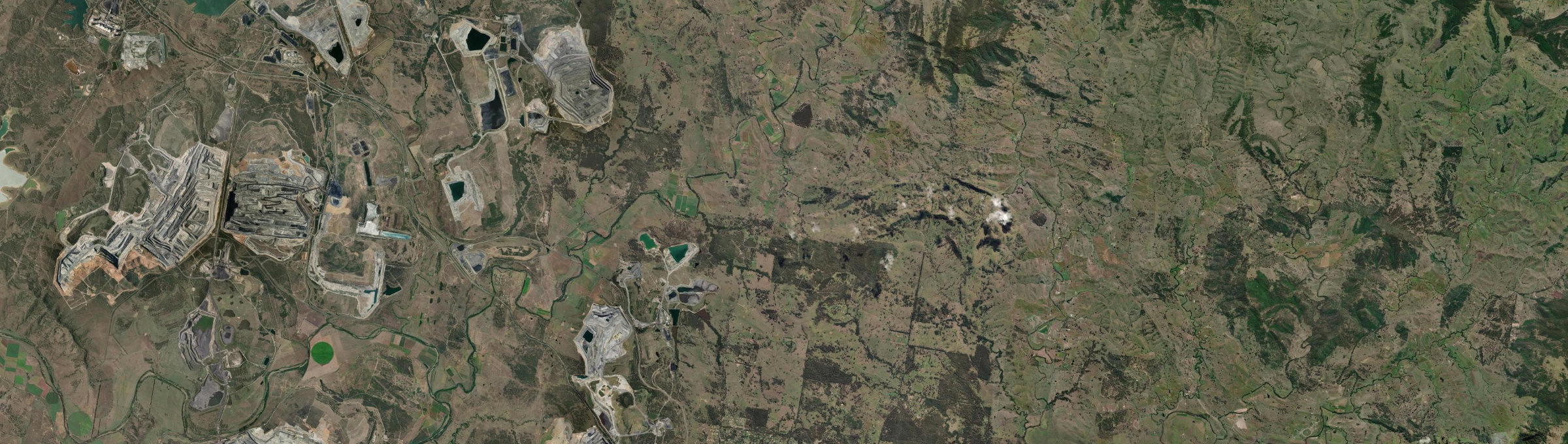 Aerial view of Bridgman, NSW
