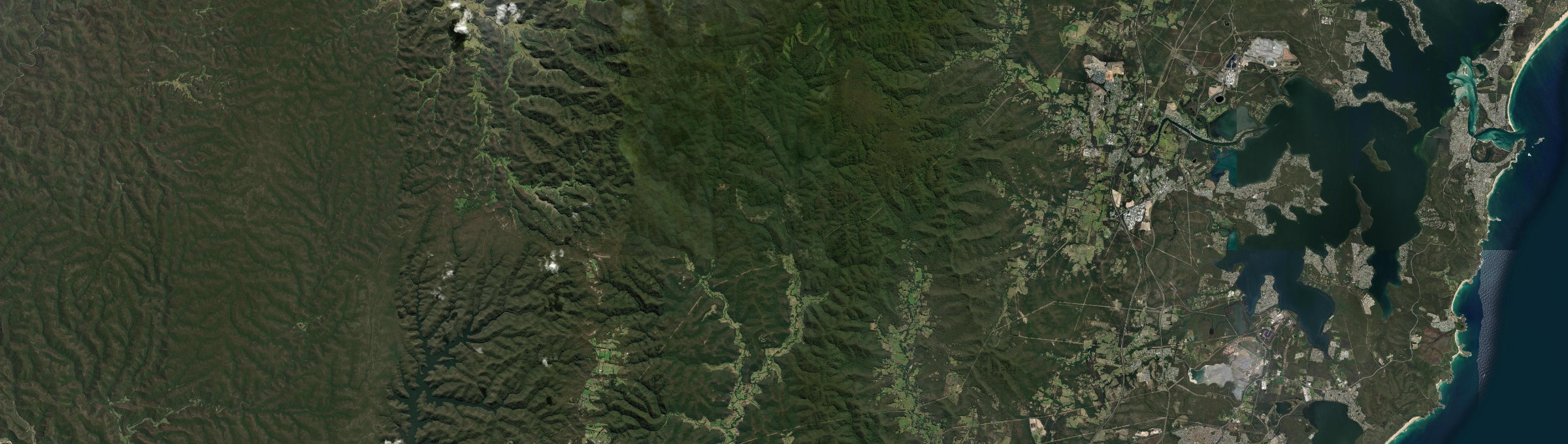 Aerial view of Ravensdale, NSW