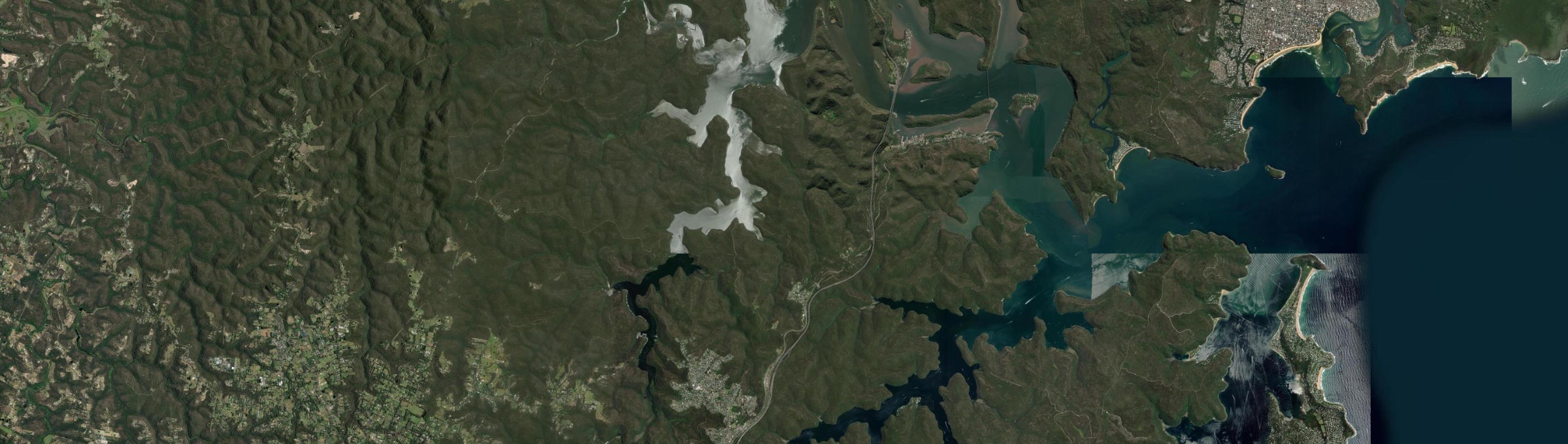 Aerial view of Cowan, NSW
