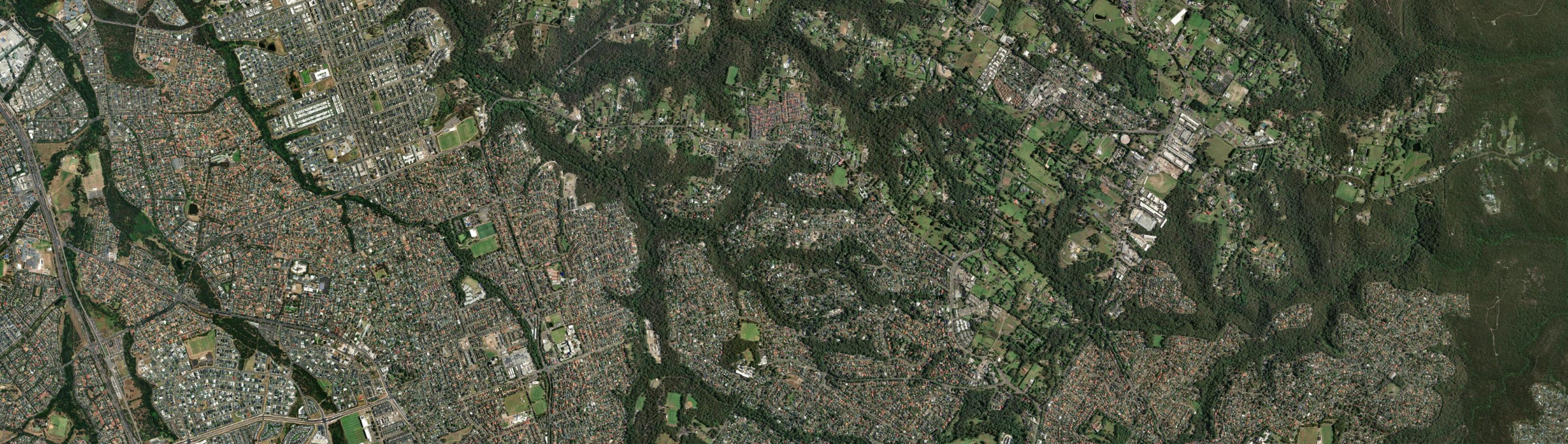 Aerial view of Glenhaven, NSW