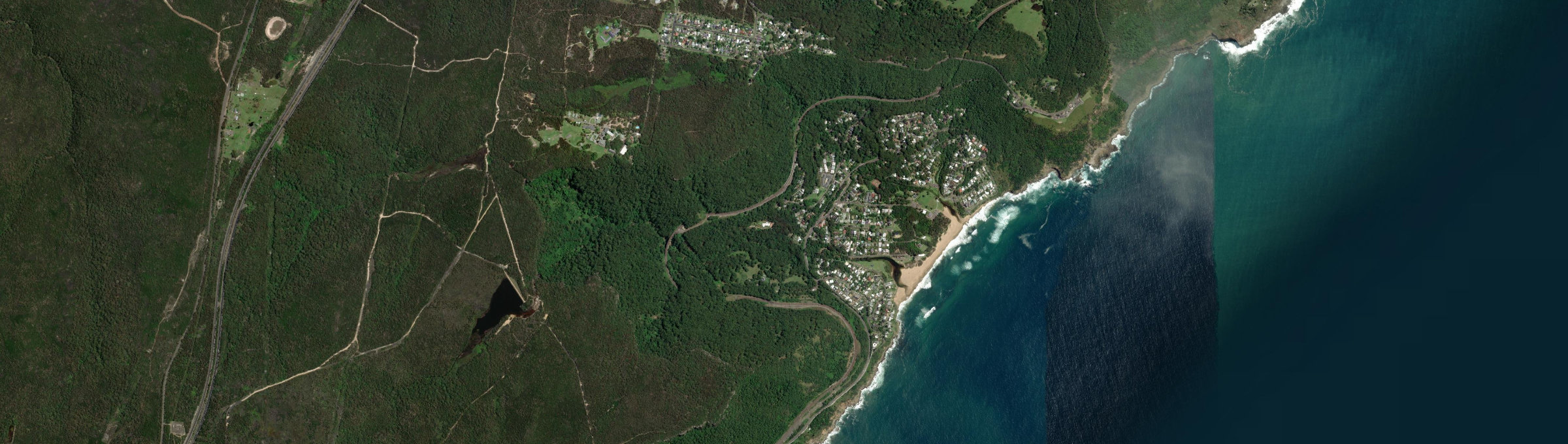 Aerial view of Stanwell Park, NSW
