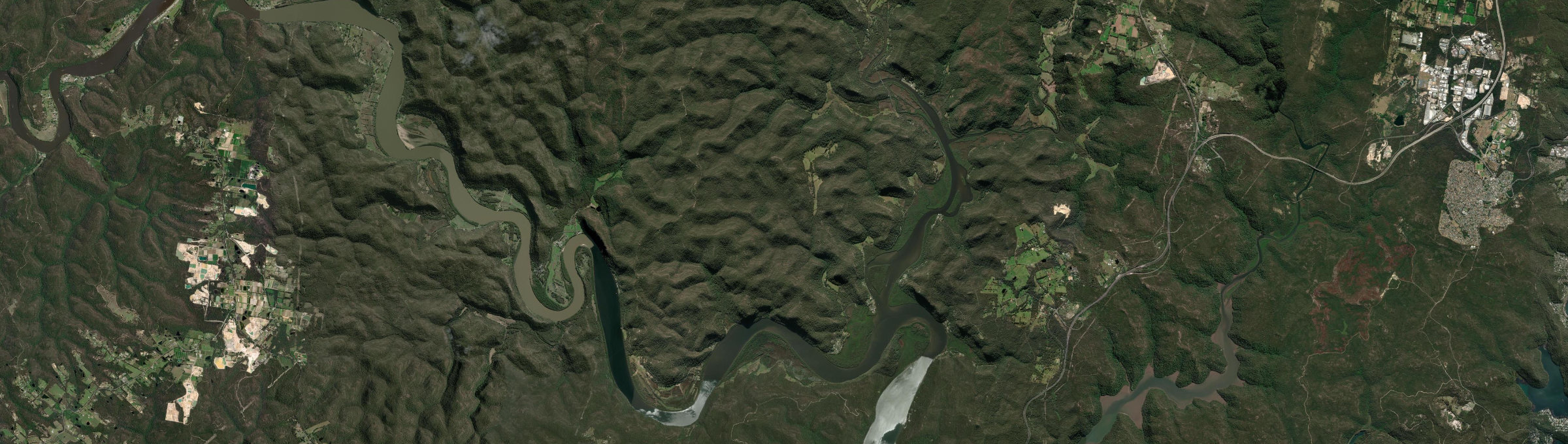 Aerial view of Spencer, NSW