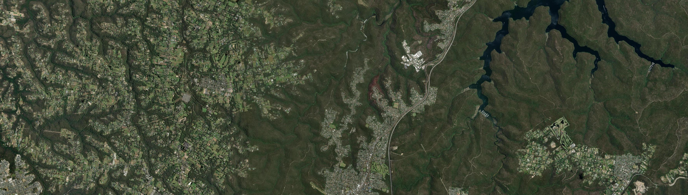Aerial view of Hornsby Heights, NSW