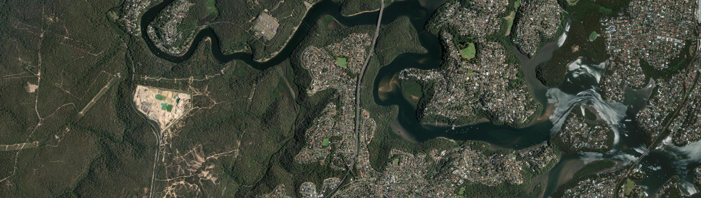 Aerial view of Alfords Point, NSW