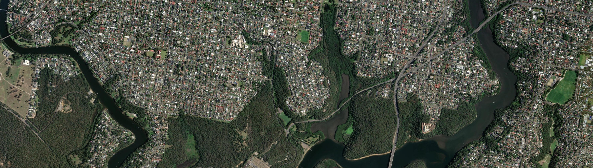 Aerial view of Revesby Heights, NSW